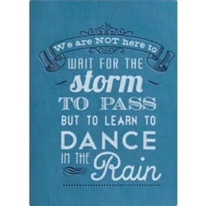 The Essential Collection Wait For The Storm - Flexible Cover Journal With Lined Pages, 5" X 7"