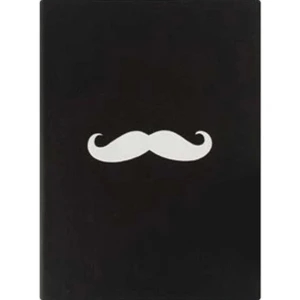 The Essential Collection Moustache - Flexible Cover Journal With Lined Pages, 5" X 7"