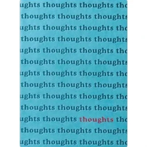 The Essential Collection Thoughts Print - Flexible Cover Journal With Lined Pages, 5" X 7"
