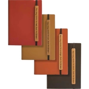 Writing Green (tm) Terra - Journal With Recycled Red Leather Cover, 5" X 7"