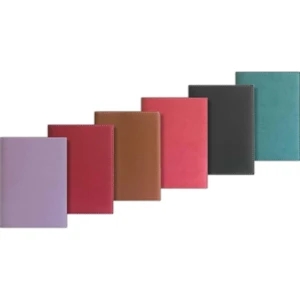 Pearl - Refillable Lined Journal With Contrasting Stitching, 5"x 7" Pages