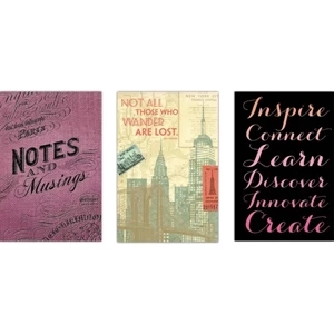 New Ellis Collection New York - Journal With Lined Pages And An Attached Bookmark, 6" X 8"