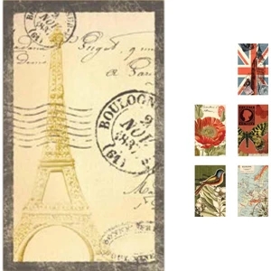 The World's Fair Collection Big Ben - Covered Memo Pad With Perforated Lined Pages, 3" X 5"