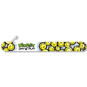 Promobands (r) - Front Imprint - Smiley - Bands With Permanent Locking Snap Made Of Tear-resistant Plastic