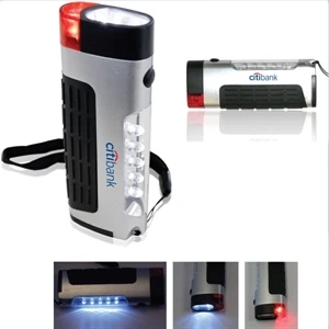 Features An Area Light With 5 Led's, A 2 Led Flashlight, And An Emergency Blinker