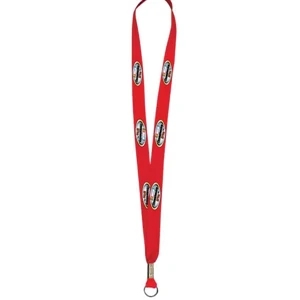 Lanyard Leaders - Red Polyester Lanyard 5/8" X 36". Polyester Lanyard Or Badge Holder