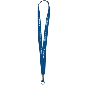 Lanyard Leaders - Royal Blue Polyester Lanyard, 5/8" X 36". Polyester Lanyard Badge Holder