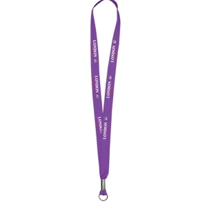 Lanyard Leaders - Purple Polyester Lanyard 5/8" X 36". Polyester Lanyard Badge Holder