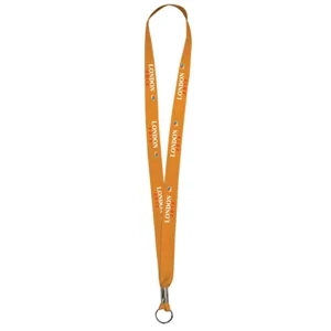 Lanyard Leaders - Orange Polyester Lanyard 5/8" X 36". Polyester Lanyard Badge Holder