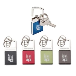 Alissia - Key Ring With Pull-twist Mechanism And 3 Detachable Split Rings