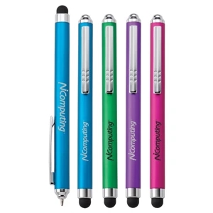 Vabene - Mini Pen/stylus Made Of Plastic With Matte Satin Finish, Chrome Trim