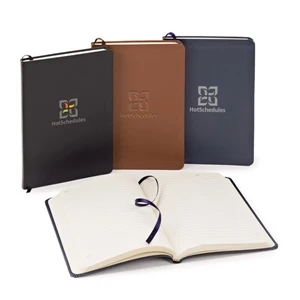Newport - Leather Journal With Ribbon Bookmark & 192 Ivory Lined Pages