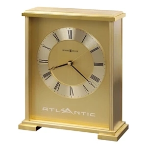 Exton - Metal Carriage Clock Is Finished In Brushed And Polished Brass, Blank