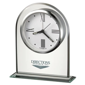 Regent - Alarm Clock Features A Polished Silver-tone Bezel And Custom Dial