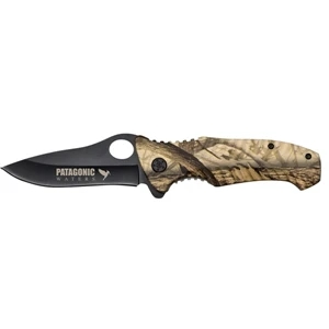 Sale 5-7 Day Production - Camo Knife With Stainless Steel Blade And Aluminum Handle
