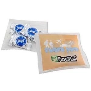 Dinner Mints - Large Bag Filled With Mints. Full Color Logo On 1 Side Of Bag