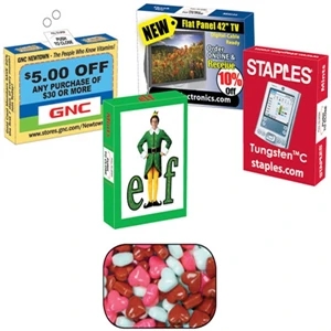 Mint Man - Advertising Mint/candy/gum Box With Candy Heart. Eco Friendly Mint And Candy Box