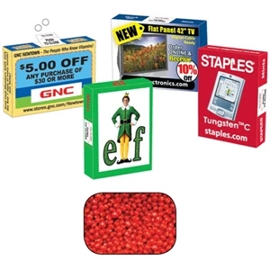 Candy King - Advertising Candy Box With Cinnamon Red Hots. Cinnamon Candy Boxes