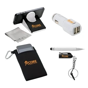 Set Includes A Mobile Device Case, Usb Car Charger, Phone/tablet Stand & Stylus Pen