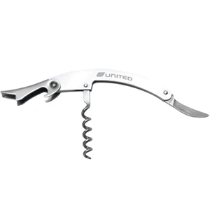Portable 3 Function Wine Opener Features Corkscrew, Bottle Opener And Knife