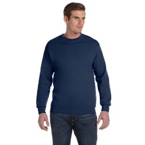 Fruit Of The Loom (r) - Neutrals S- X L - Crew Neck Sweat Shirt With Ribbed Cuffs And Waistband