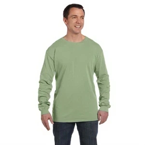 Authentic Pigment - S- X L - Pigment-dyed And Direct Dyed Cotton Long Sleeve T-shirt
