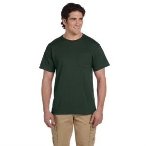 Jerzees (r) - Neutrals S- X L - Polyester/cotton T-shirt With Pocket, Color