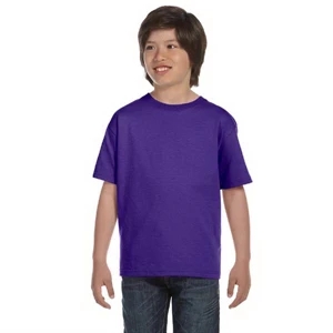 Hanes (r) Beefy-t (r) - Heathers - Youth Size Ringspun 6.1 Oz. Cotton T-shirt
