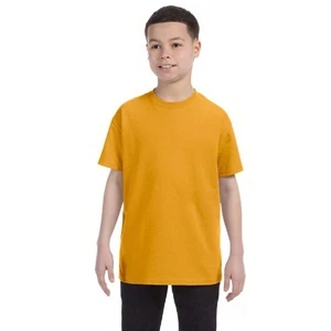 Best (tm) Fruit Of The Loom (r) - Colors - Seamless Youth Size Polyester/cotton T-shirt With Seamless Ribbed Collar