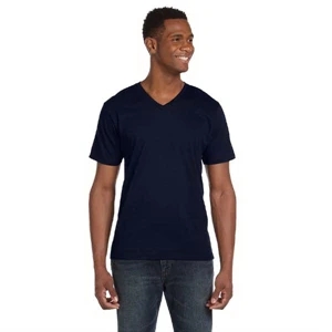 Anvil (r) - Neutrals S- X L - Soft Spun Fashion Fit V-neck T-shirt With Seamed Collarette