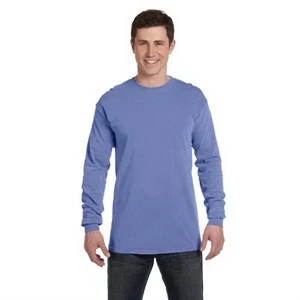 Comfort Colors - 2 X L - Ringspun Garment Dyed Long Sleeve T-shirt, Ribbed Collar And Cuffs