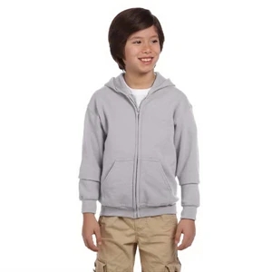 Gildan (r) - Neutrals - Youth Size Full Zip Hooded Sweatshirt, 7.75 Oz