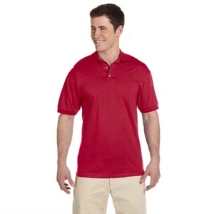 Jerzees (r) - Neutrals S- X L - Cotton Jersey Sport Polo Shirt With Horn-tone Buttons, 6.1 Oz