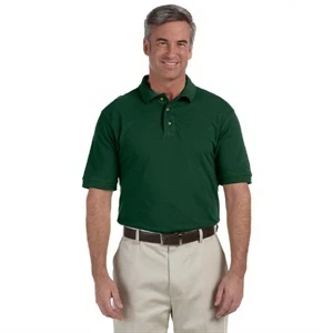 Harriton - 4 X L - Men's 6 Oz. Ringspun Cotton Pique Short-sleeve Polo Shirt