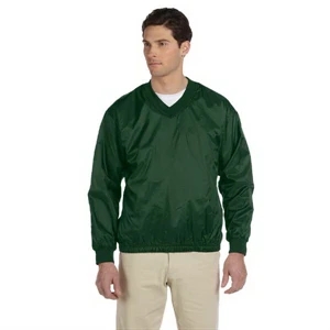 Harriton - 4 X L - Men's Athletic V-neck Pullover Jacket Made Of 100% Nylon