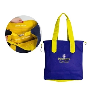 The Newbury - Canvas Tote; Fully Lined With An 8 Oz. Cotton In A Coordinating Color