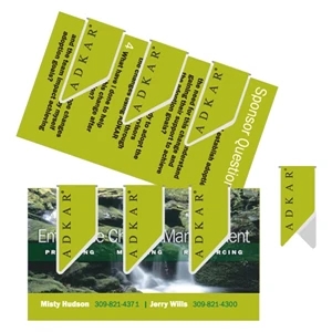Keepaklips - Three Stainless Steel Double Sided Paper Clips Packaged On A Full Color Custom Card