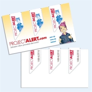 Keepaklips - Three Stainless Steel Double Sided Paper Clips Packaged On A Full Color Custom Card