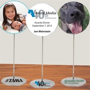 Executive Series - Lollipop Photo Frame - Use As Desktop Picture Frame Or Award