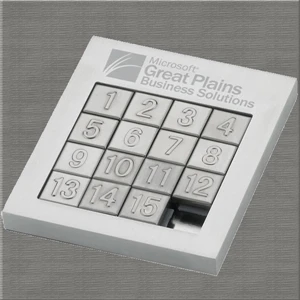 Executive Series - Puzzle Game - Desktop Executive Gift Puzzle Game. Brushed Aluminum