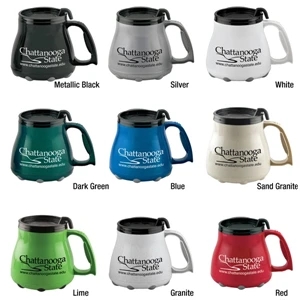 Low Rider - Catalog 5-7 Day Production - 16 Oz. Double Wall Insulated Mug With 4-finger Ergonomic Handle