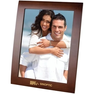 8x10 Wood Photo Frame With Velveteen Backing.it Can Stand Vertically Or Horizontally