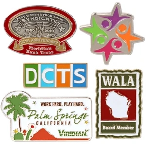 3/4" - Die Struck Soft Enamel Lapel Pins With Military/butterfly Clutch, 16 Day Lead Time