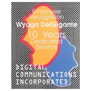 Color Visions - Economy Color Visions Acrylic Plaque With Keyhole Hanger