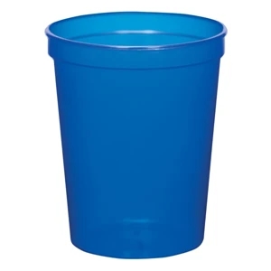 Translucent Blue - 16oz Stadium Cup (squat) - 17 Opaque And 4 Translucent Colors