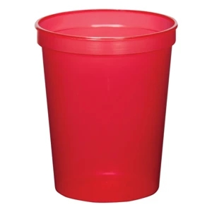 Translucent Red - 16oz Stadium Cup (squat) - 17 Opaque And 4 Translucent Colors