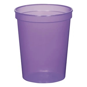 Translucent Purple - 16oz Stadium Cup (squat) - 17 Opaque And 4 Translucent Colors