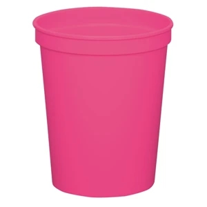 Hot Pink - 16oz Stadium Cup (squat) - 17 Opaque And 4 Translucent Colors