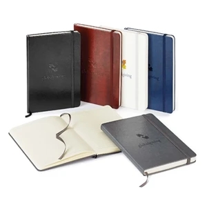 Fabrizio - Hard Cover Journal With Colored Elastic Closure And Ribbon Bookmark
