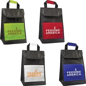 Lnlp - Sale 5-7 Day Production - Cooler Bag With Carrying Handle And Large Gusset In Great "lunch Sack" Style